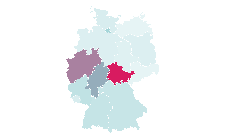 Affinity by region — Mill (grinding), Germany