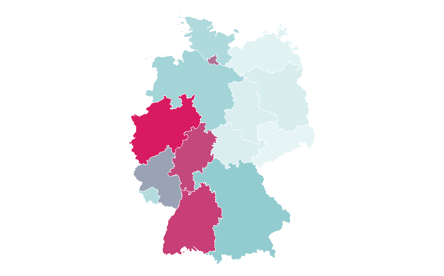 Affinity by region — Milliyet, Germany