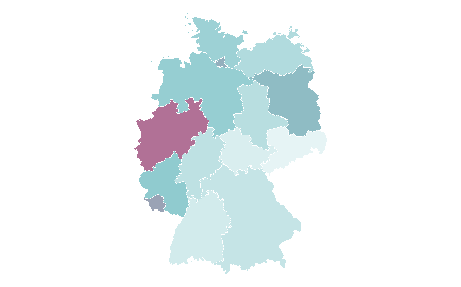 Affinity by region — Milo Ventimiglia, Germany