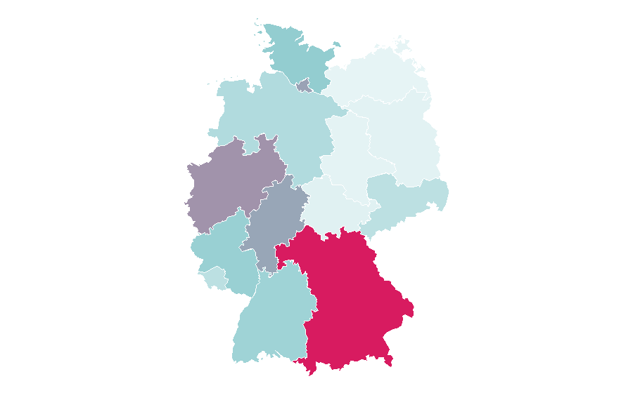 Affinity by region — Mini Countryman, Germany