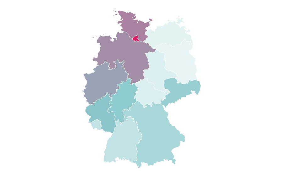 Affinity by region — Miniature wargaming, Germany