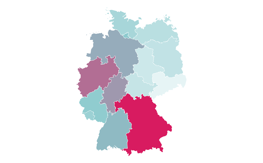 Affinity by region — Miniseries, Germany