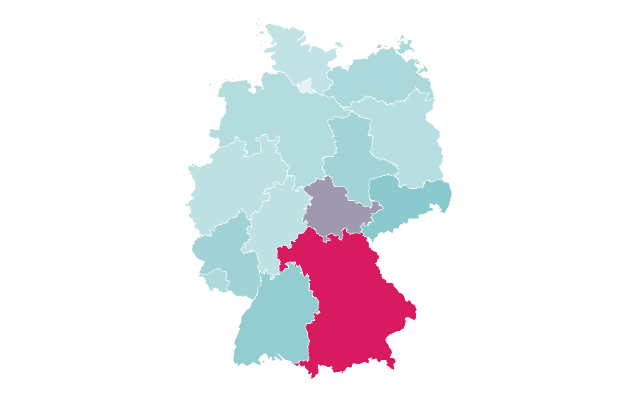 Affinity by region — Miriam Neureuther, Germany