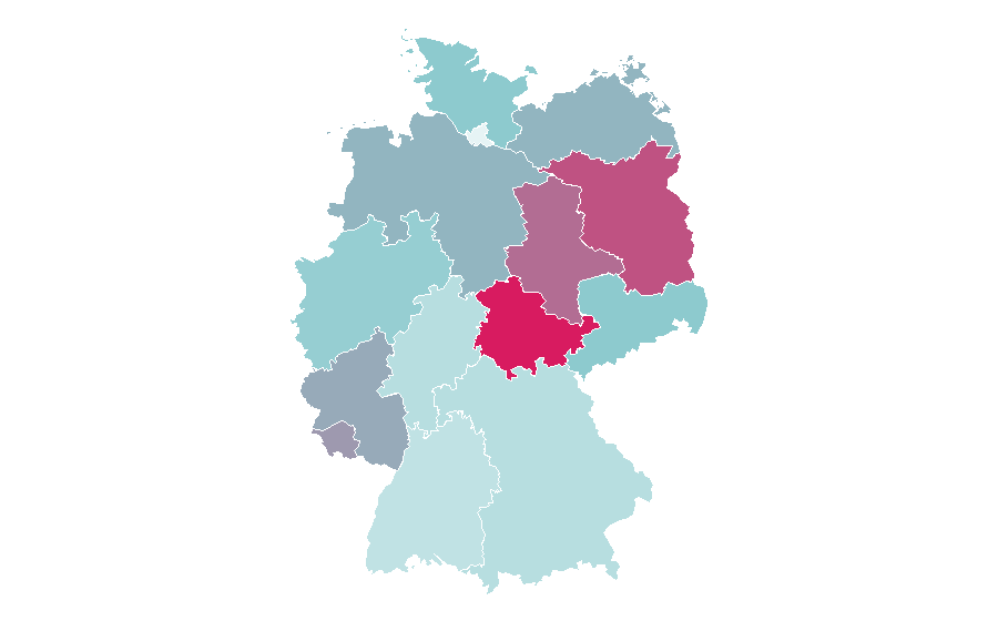 Affinity by region — Mirjam Meinhardt, Germany