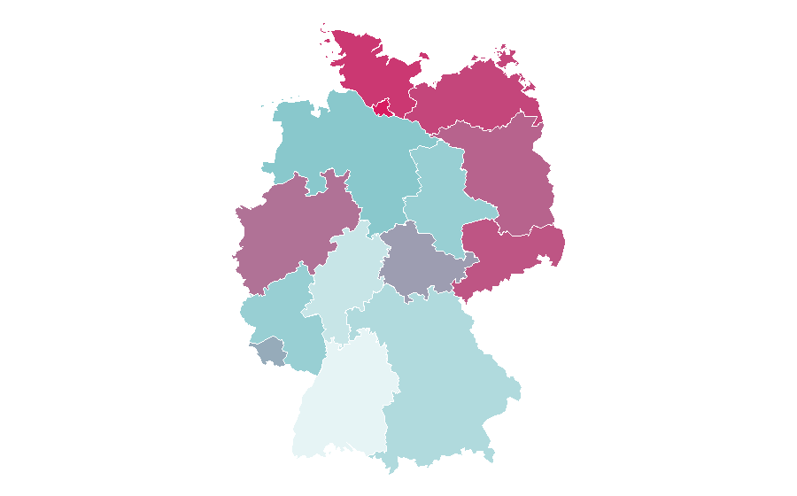 Affinity by region — Misanthrop, Germany