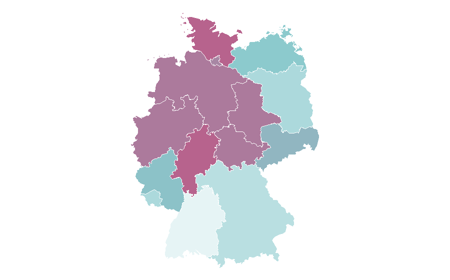 Affinity by region — Misery (film), Germany