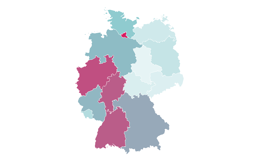 Affinity by region — Missguided, Germany