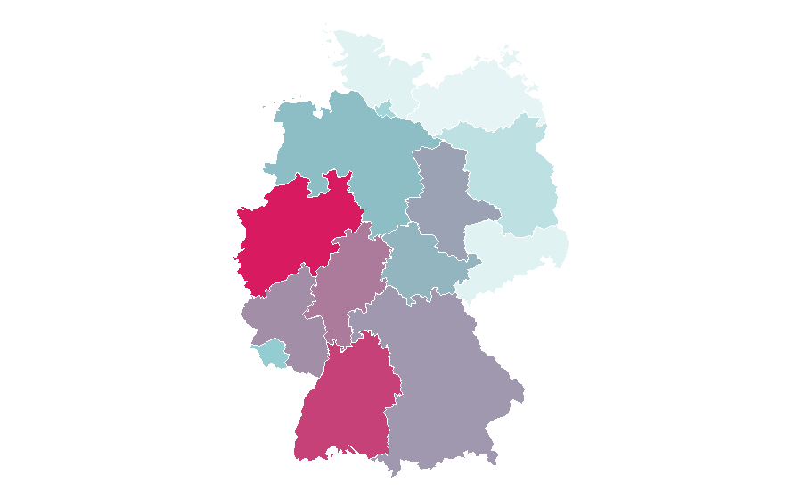 Affinity by region — Mister Spex, Germany