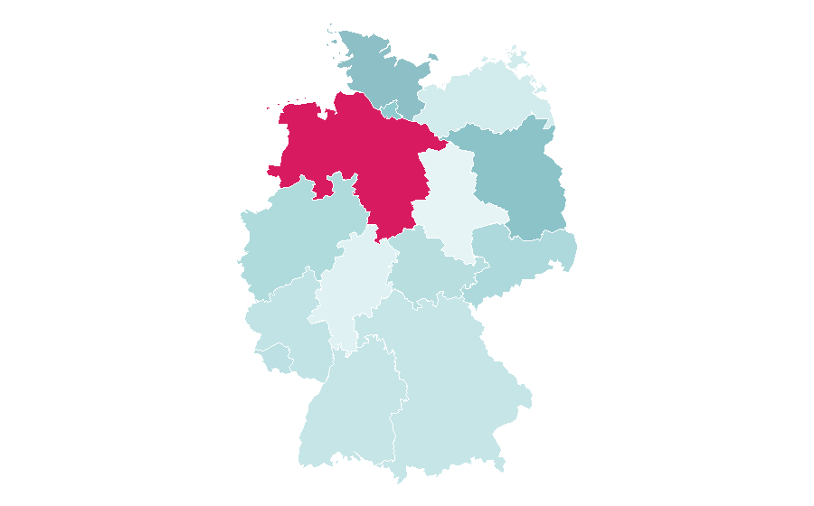 Affinity by region — Mit den Waffeln einer Frau, Germany