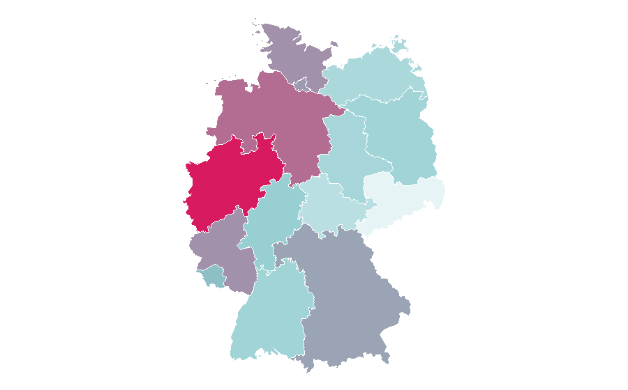 Affinity by region — Mitchel Musso, Germany