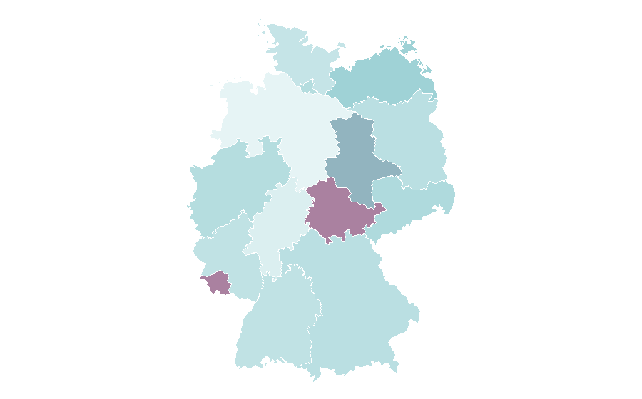 Affinity by region — Mixed drink, Germany