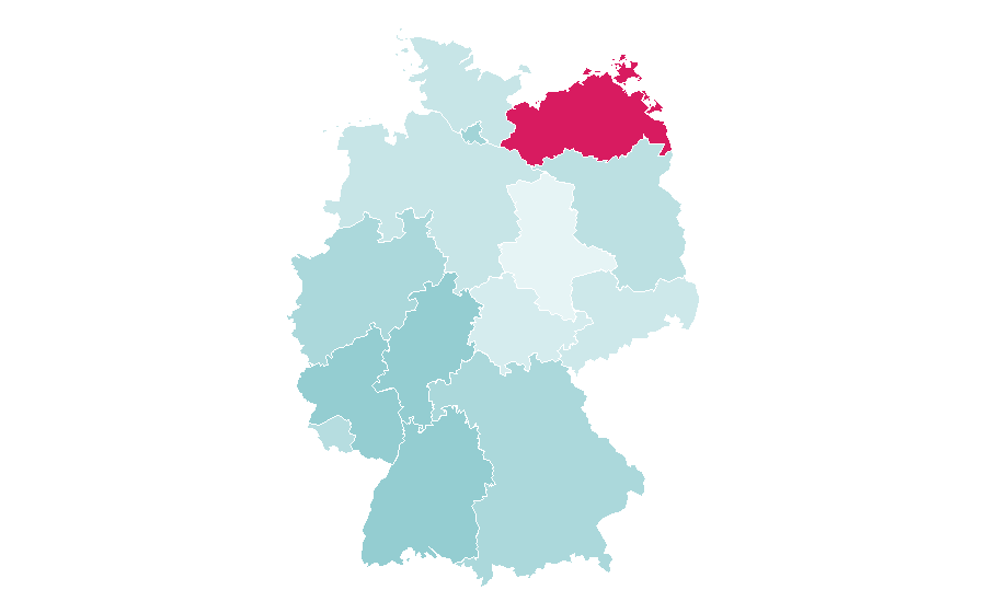 Affinité par région — Mixed martial arts, Allemagne