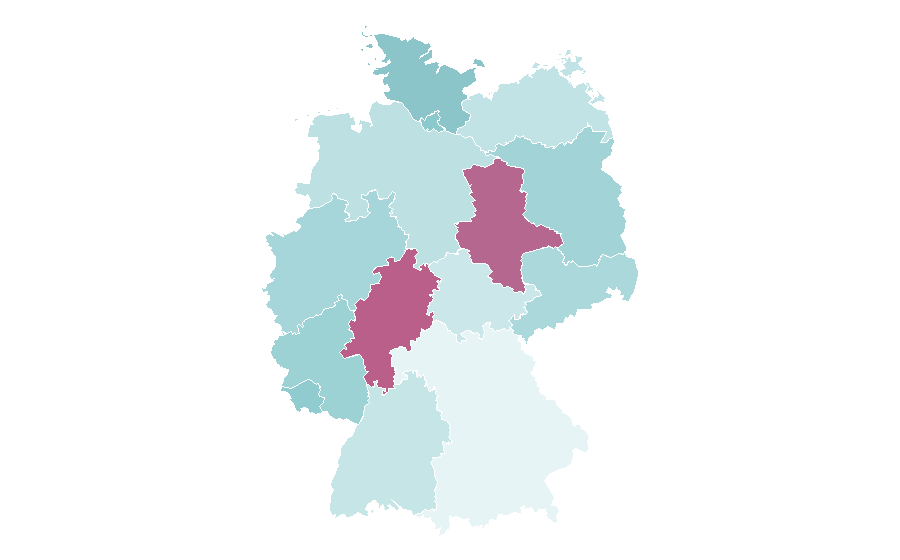 Affinity by region — Mixed media, Germany