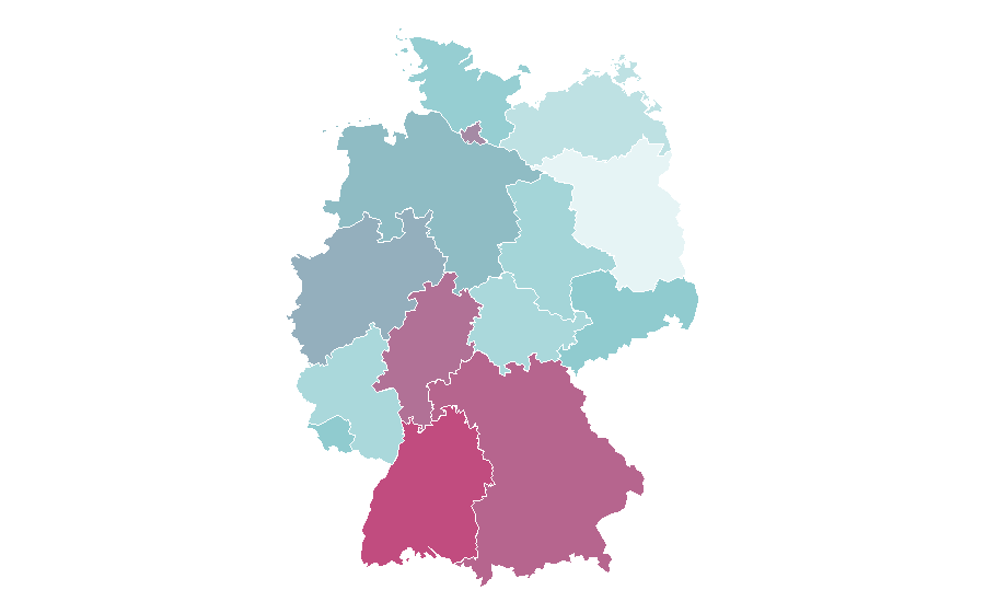 Affinity by region — Mixed reality, Germany