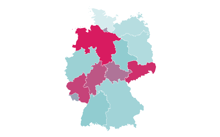 Affinity by region — Model car, Germany