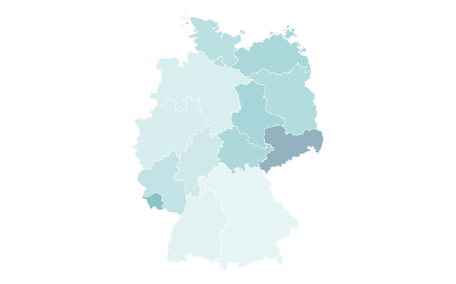 Affinity by region — Modern Standard Arabic, Germany