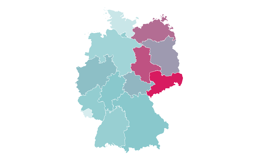 Affinity by region — Modern Talking, Germany
