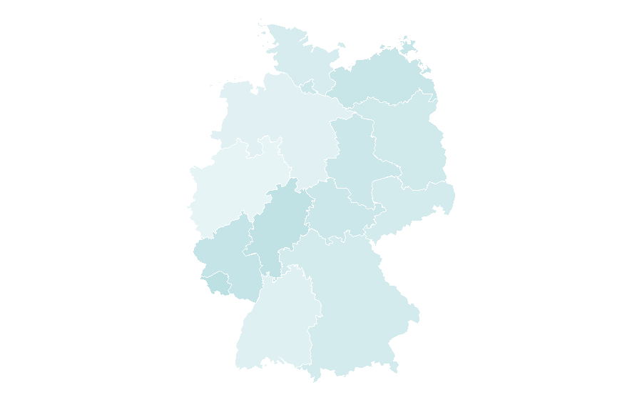 Affinity by region — Modernism, Germany
