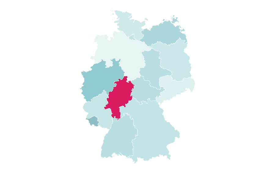 Affinity by region — Mohammedia, Germany