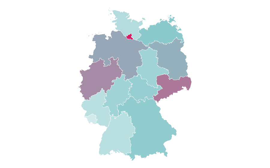 Affinité par région — Monchhichi, Allemagne