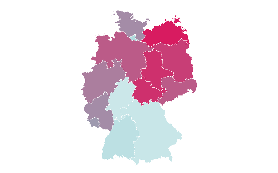 Affinity by region — Monica Lierhaus, Germany