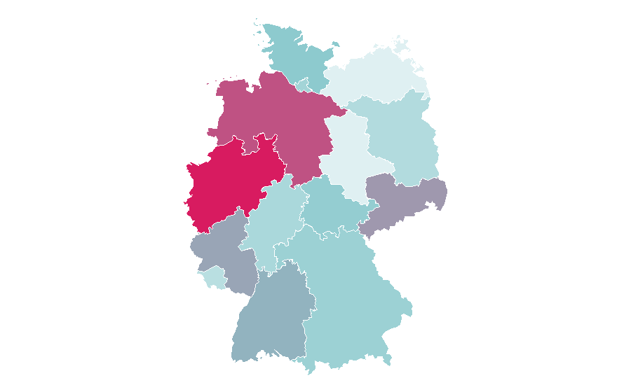 Affinity by region — Monopoly (game), Germany
