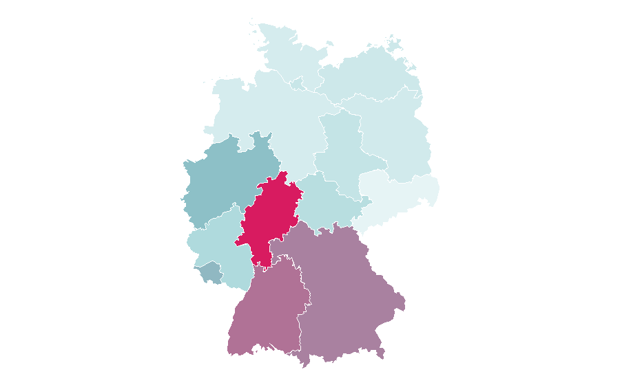 Affinity by region — Monster.com, Germany