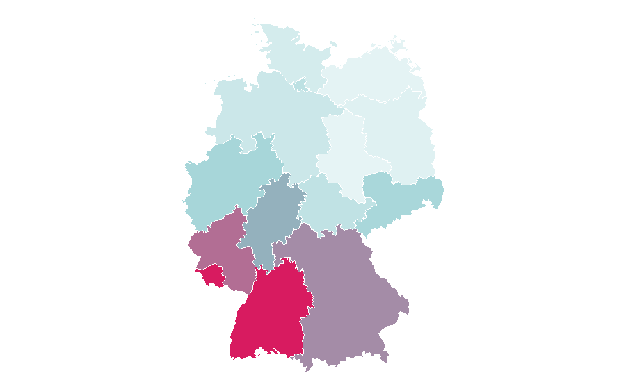 Affinity by region — Mont Ventoux, Germany