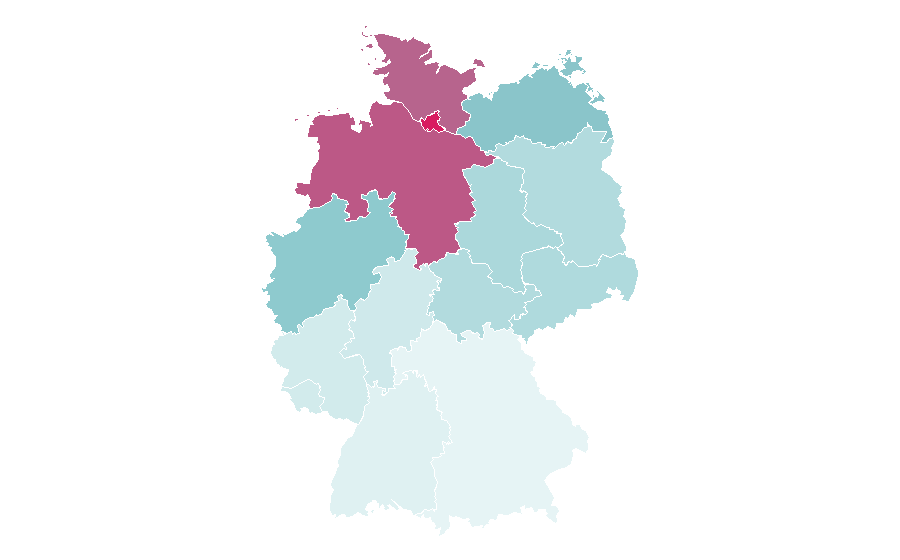 Affinity by region — MontanaBlack, Germany
