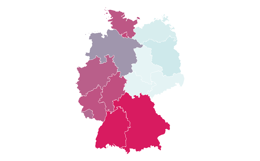 Affinity by region — Monte-Carlo Masters, Germany