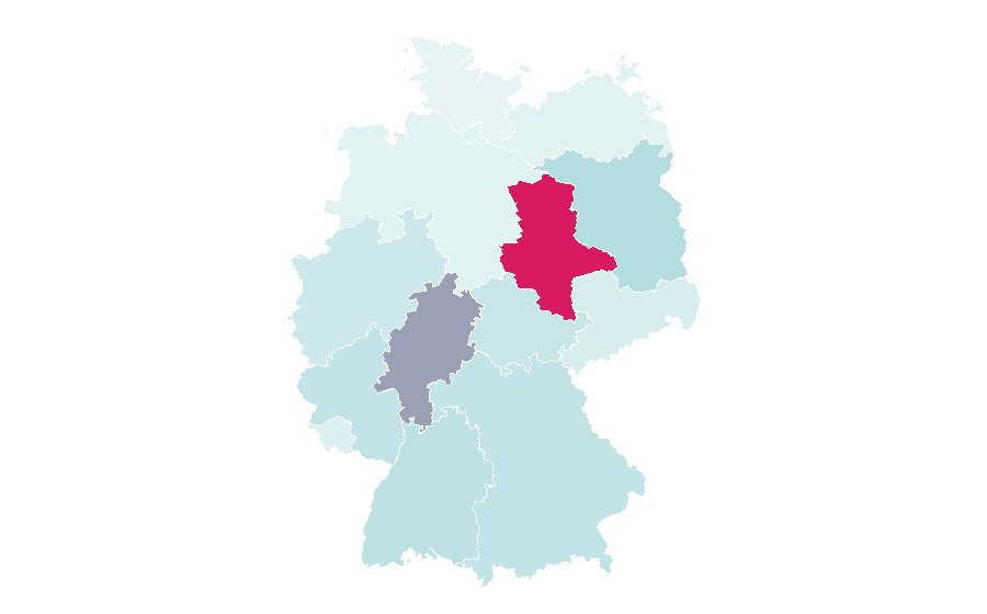 Affinity by region — Month, Germany