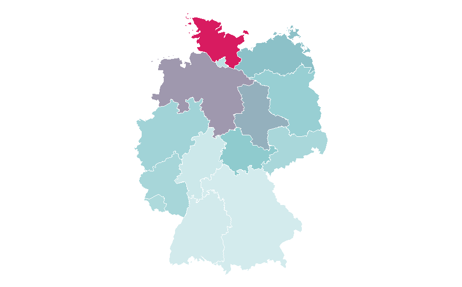 Affinity by region — Morden im Norden, Germany