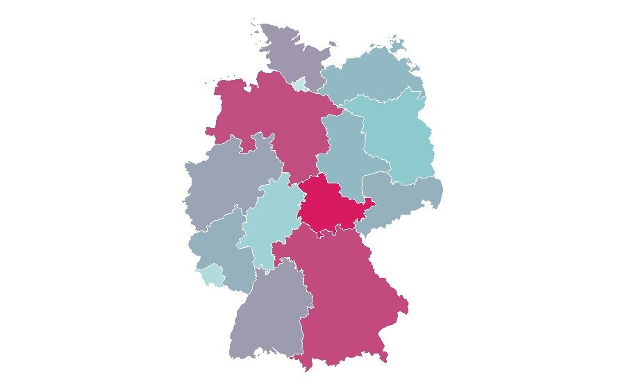 Affinity by region — More Money More Love, Germany