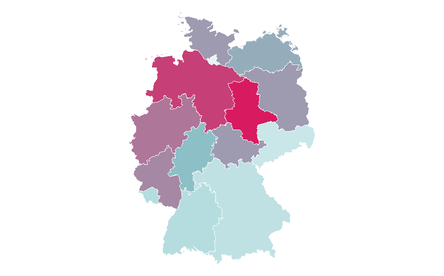 Affinity by region — Morgan Freeman, Germany