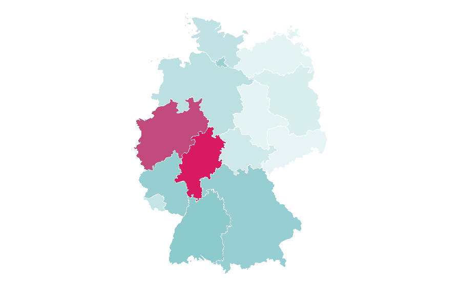 Affinité par région — Morocco, Allemagne