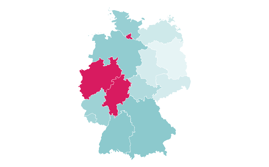 Affinity by region — Mortgage law, Germany