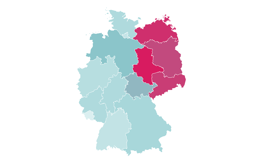 Affinité par région — Moscow, Allemagne