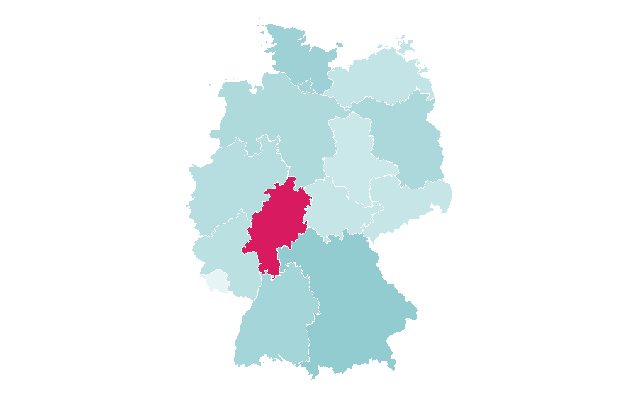 Affinity by region — Motel, Germany