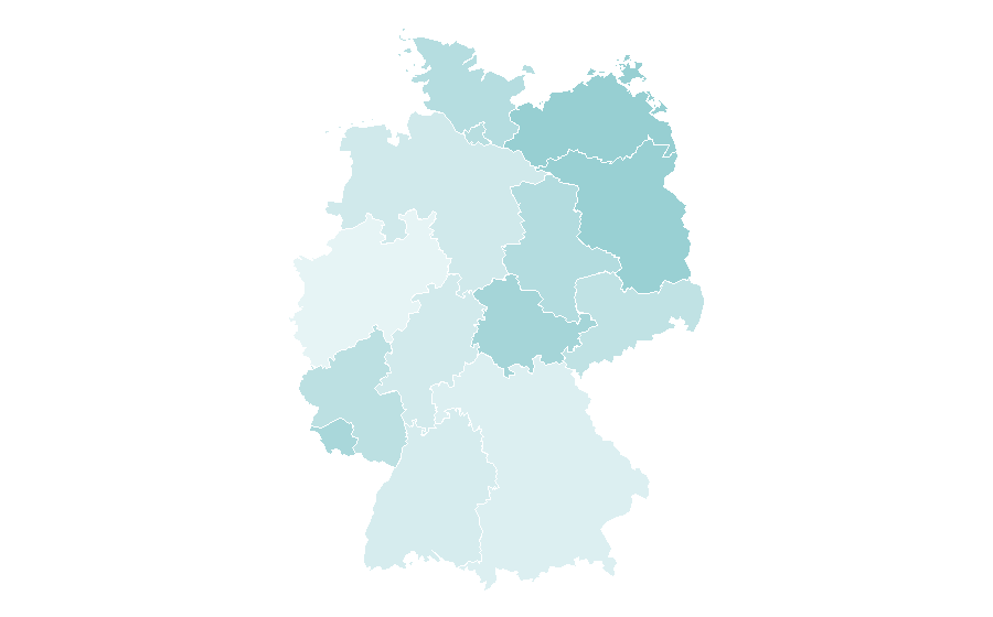 Affinity by region — Motorcycle safety, Germany