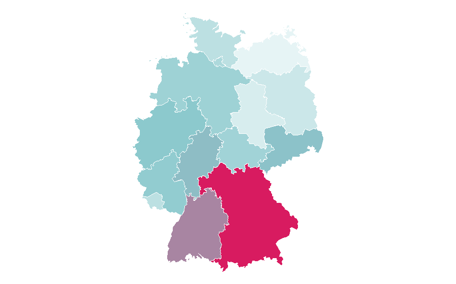Affinity by region — Mount Everest, Germany