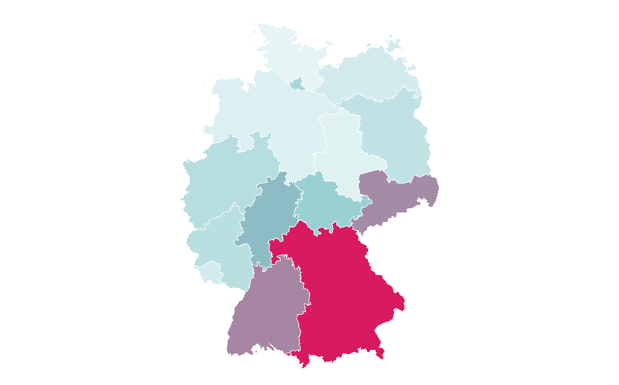 Affinity by region — Mount Olympus, Germany