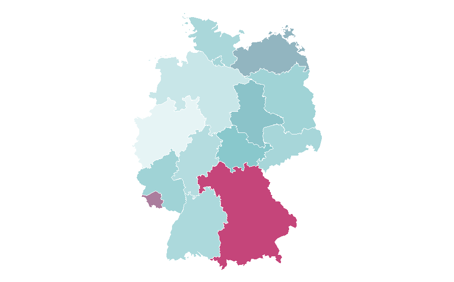 Affinité par région — Mountain resort, Allemagne