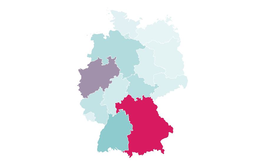 Affinità per regione — Mountains, Germania