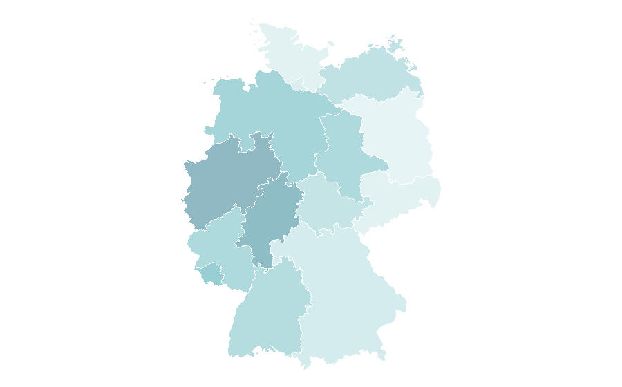 Affinity by region — MP3, Germany