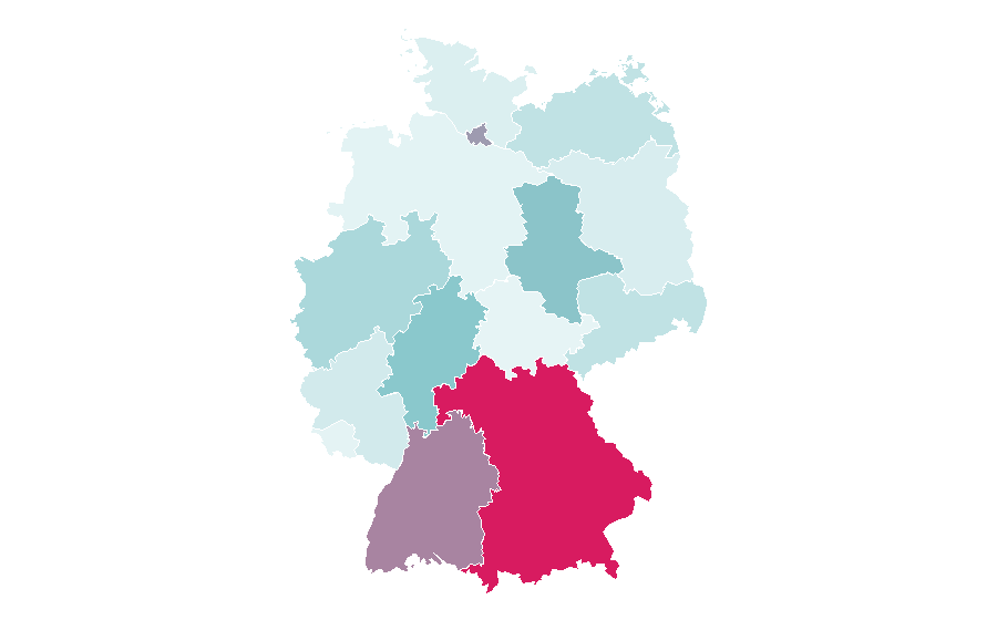 Affinity by region — Mural, Germany