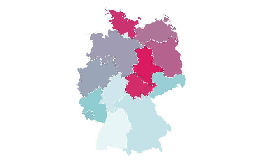Affinity by region — Murdoch Mysteries, Germany