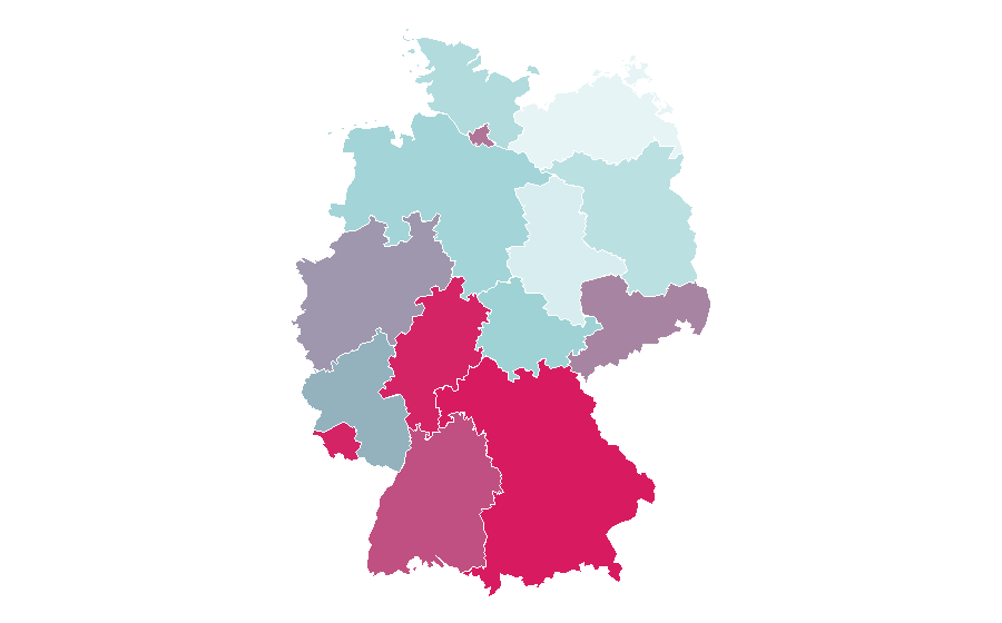Affinity by region — Muse (band), Germany