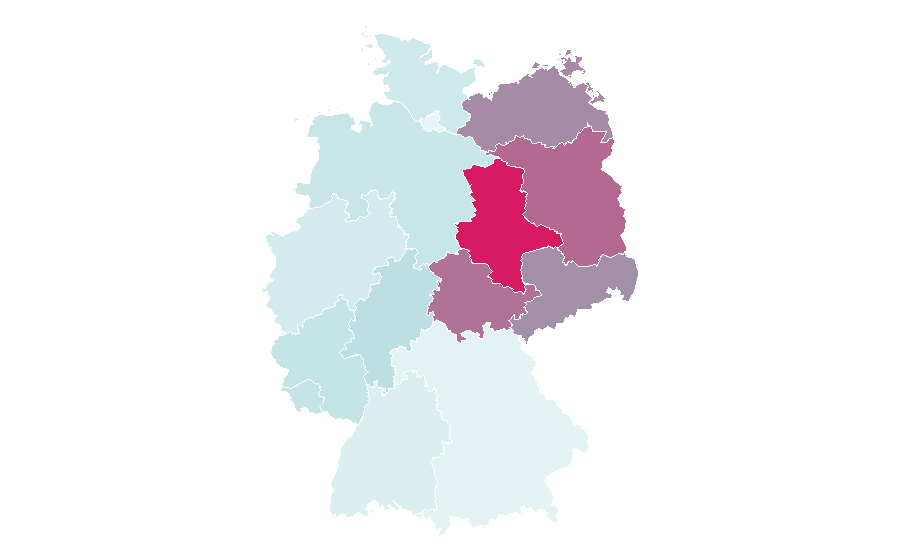 Affinity by region — Music download, Germany