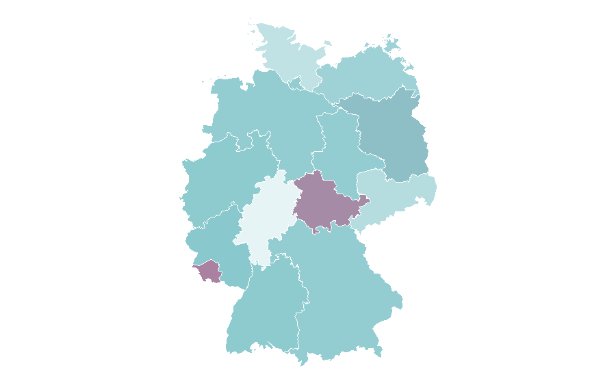 Affinity by region — Music of Africa, Germany