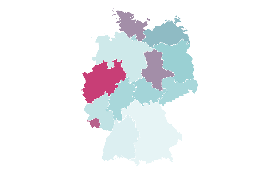 Affinity by region — Music of Bollywood, Germany